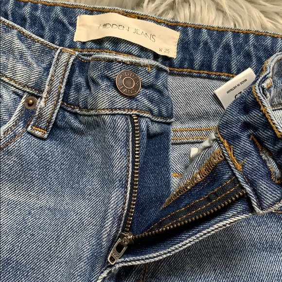 Hidden Jeans classic slim cropped mom jeans size25 - Picture 5 of 12
